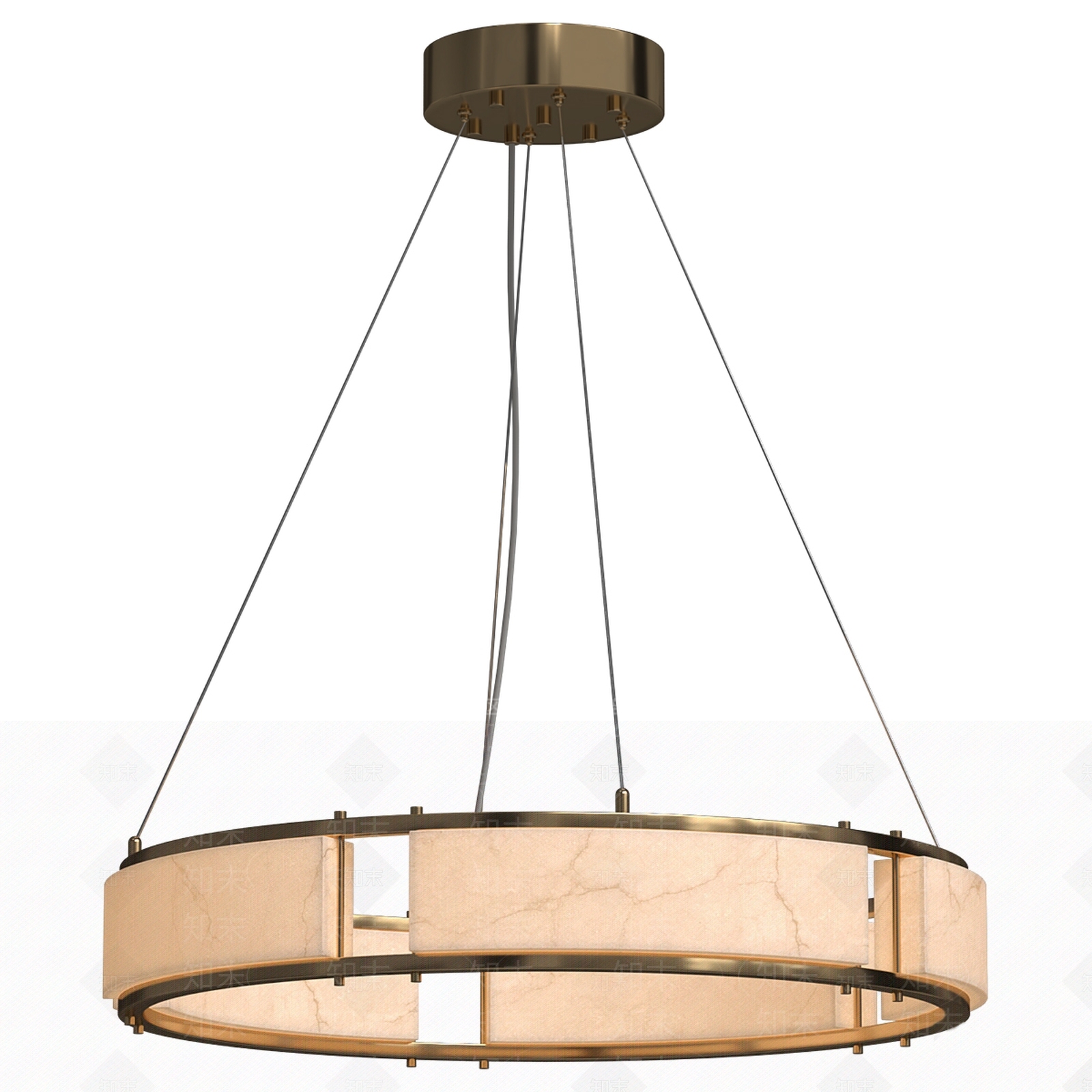 现代吊灯3D模型下载【ID:1203764812】