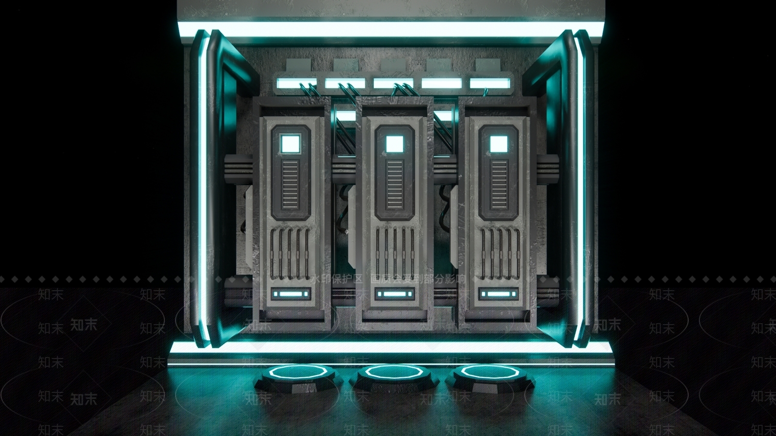 机房SU模型下载【ID:1203765092】