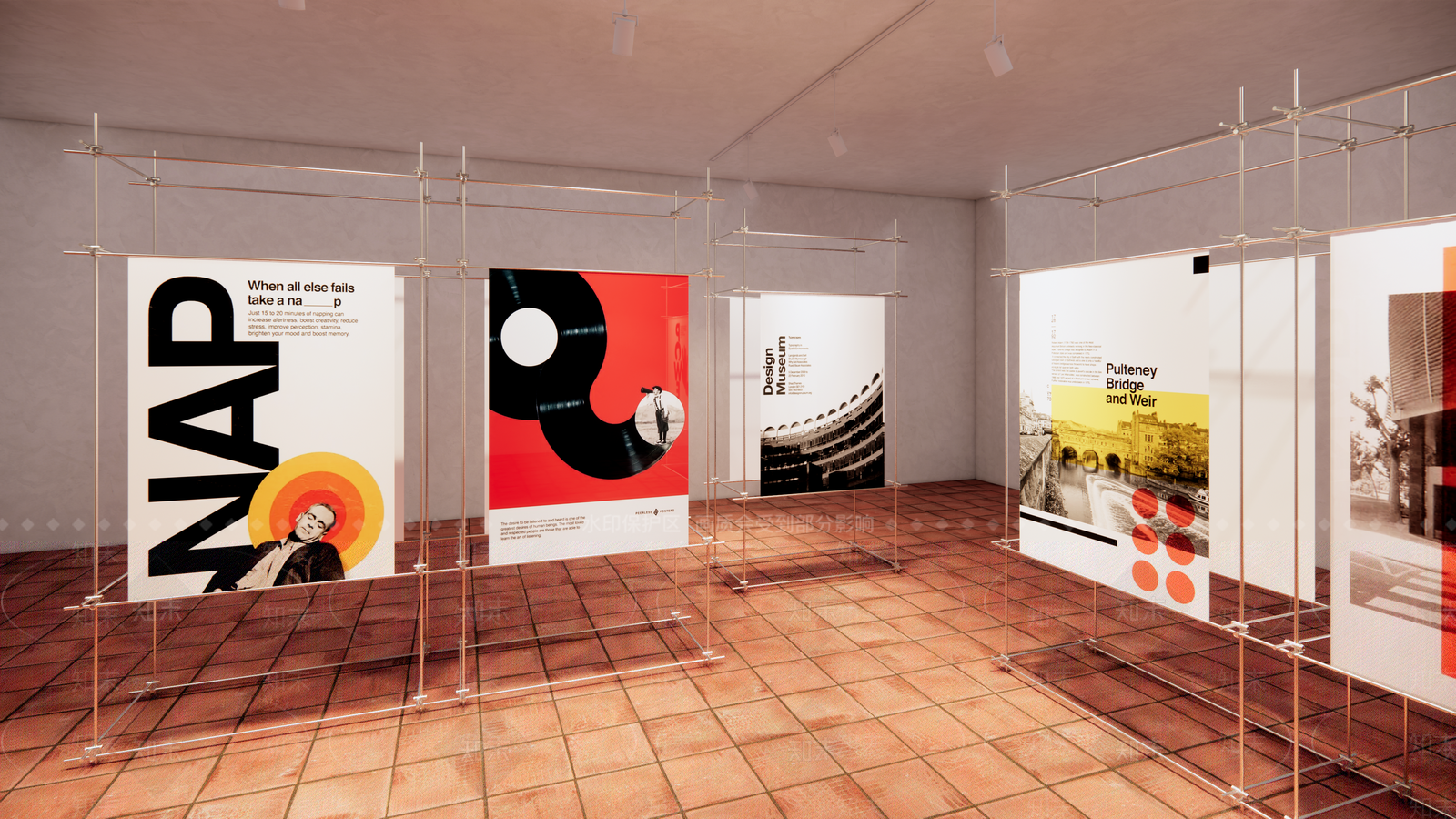 简约极简其他展台SU模型下载【ID:1203779181】