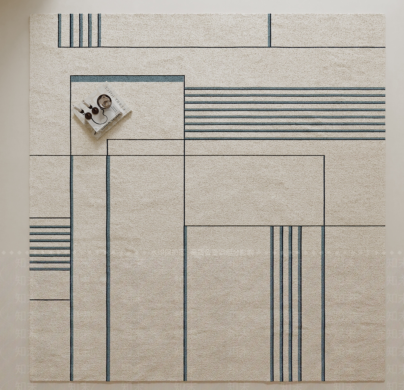 现代地毯3D模型下载【ID:1203779174】