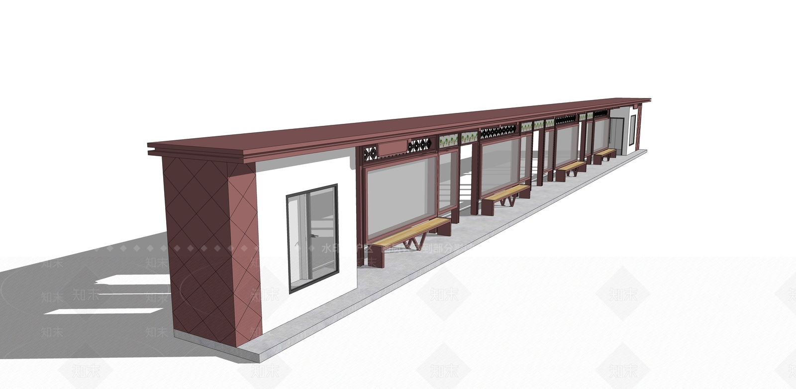 现代其他景观小品SU模型下载【ID:1203782953】