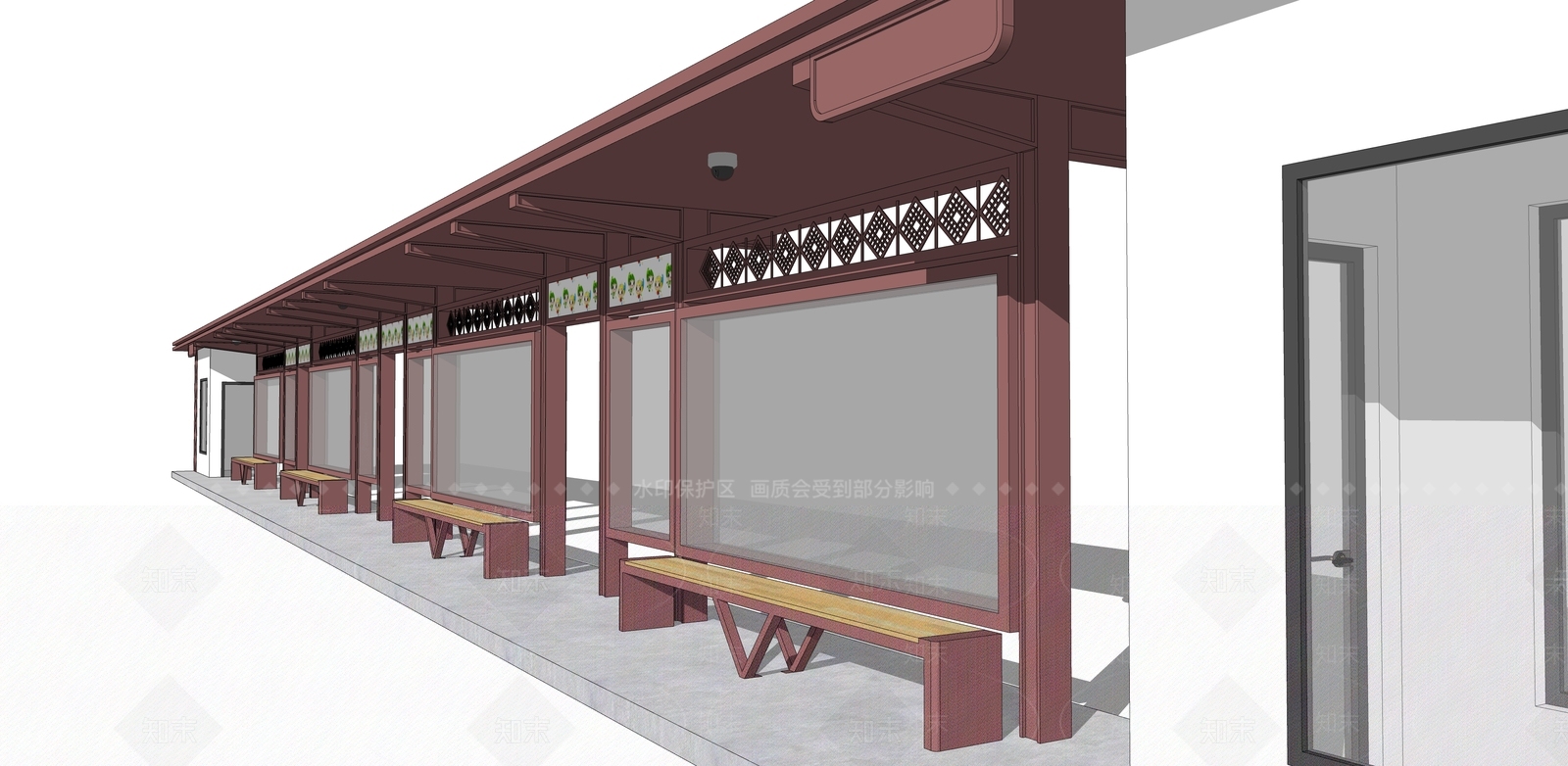 现代其他景观小品SU模型下载【ID:1203782953】