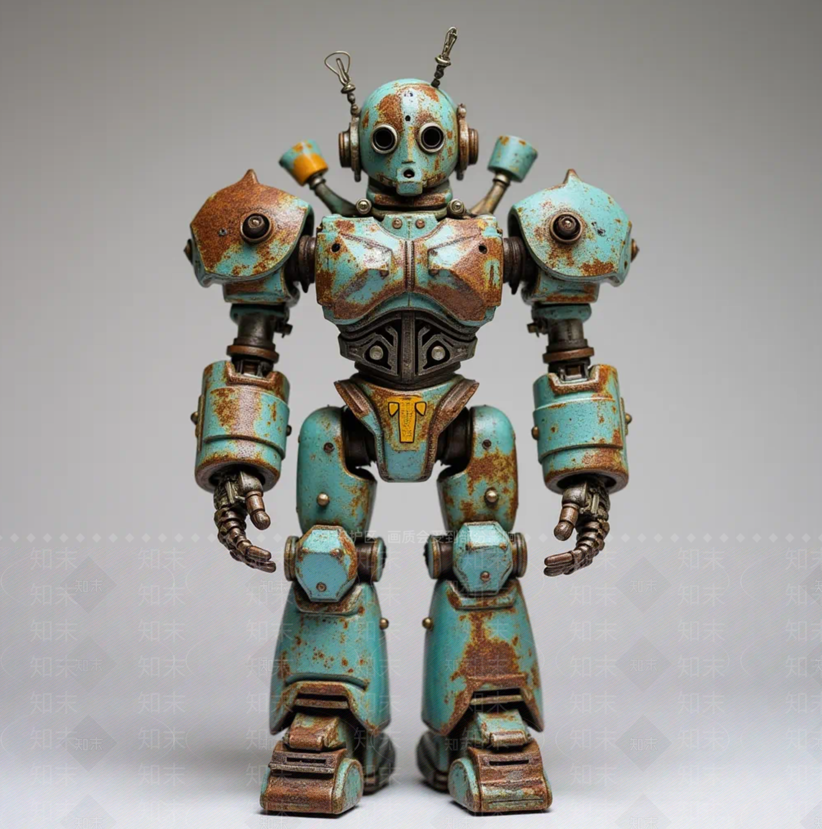 现代工业智能导购机器人3D模型下载【ID:1203915606】