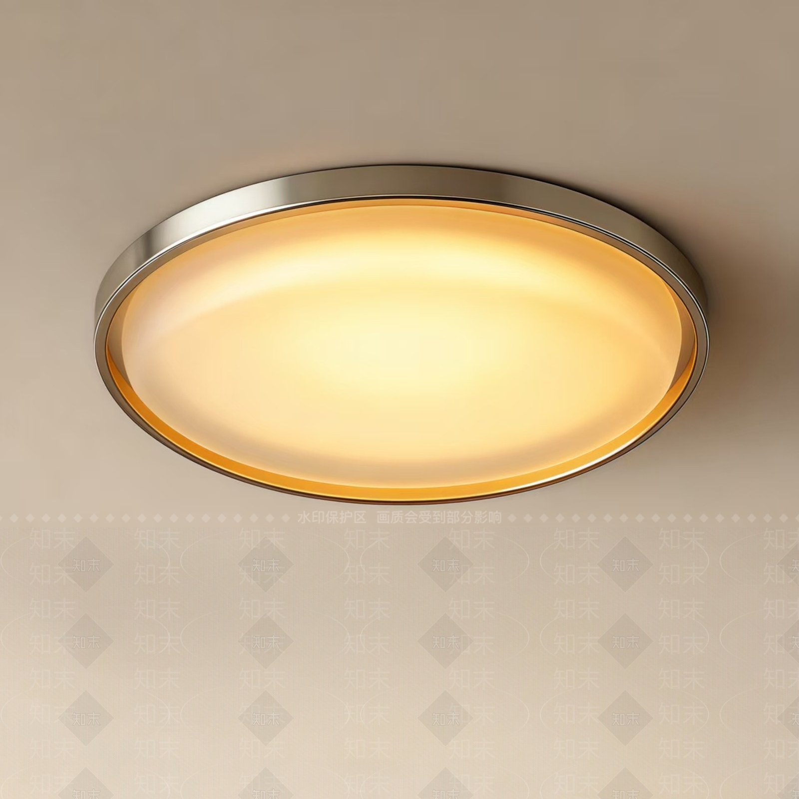 现代简约吸顶灯3D模型下载【ID:1203800182】