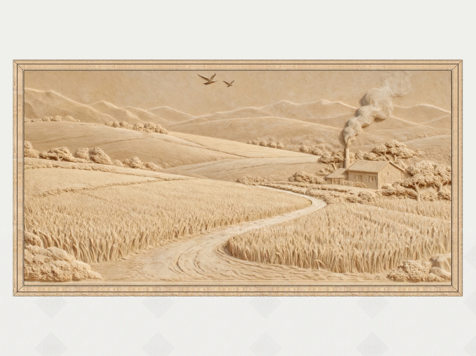 欧式浮雕SU模型下载【ID:1203804344】