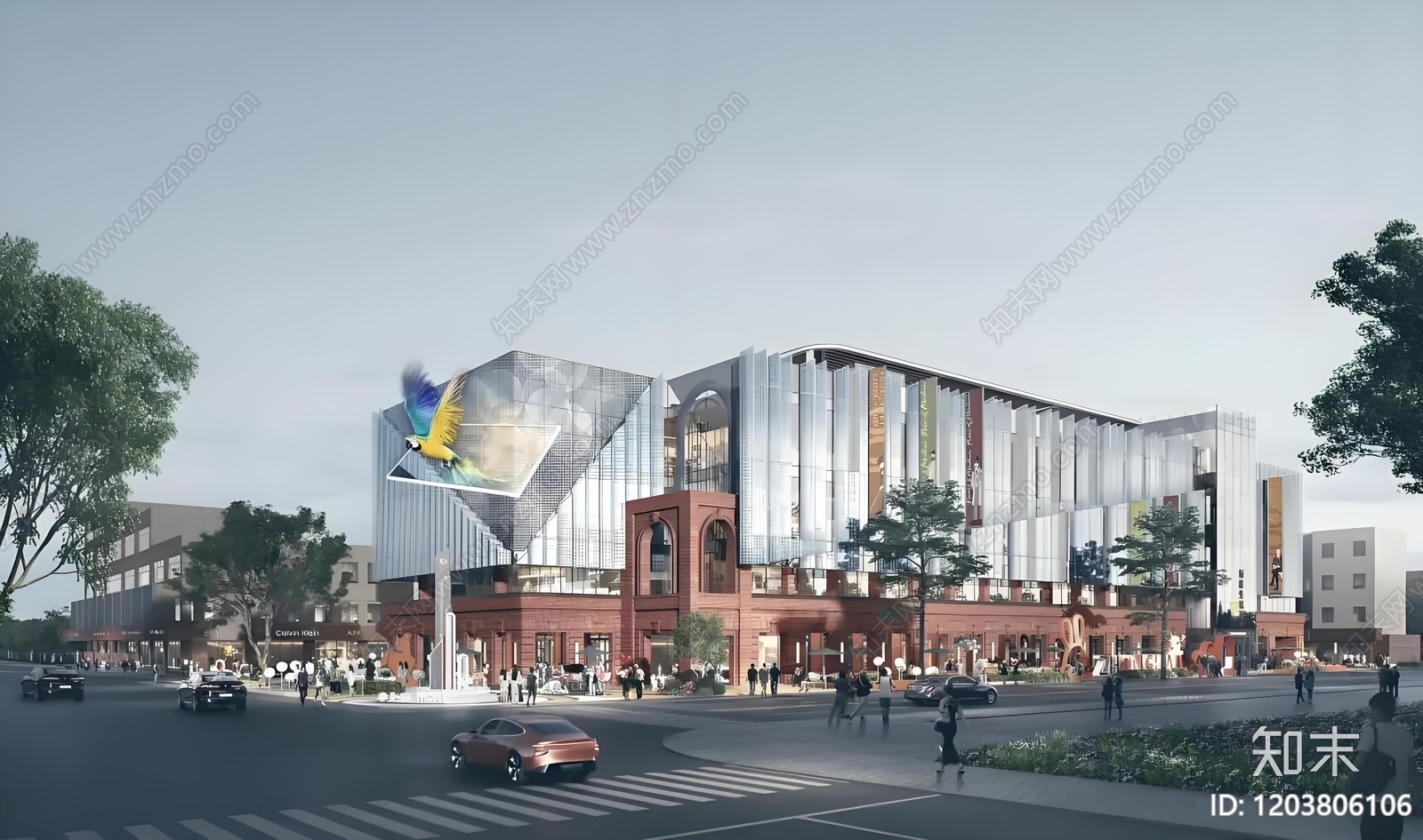 现代商业综合体施工图下载【ID:1203806106】