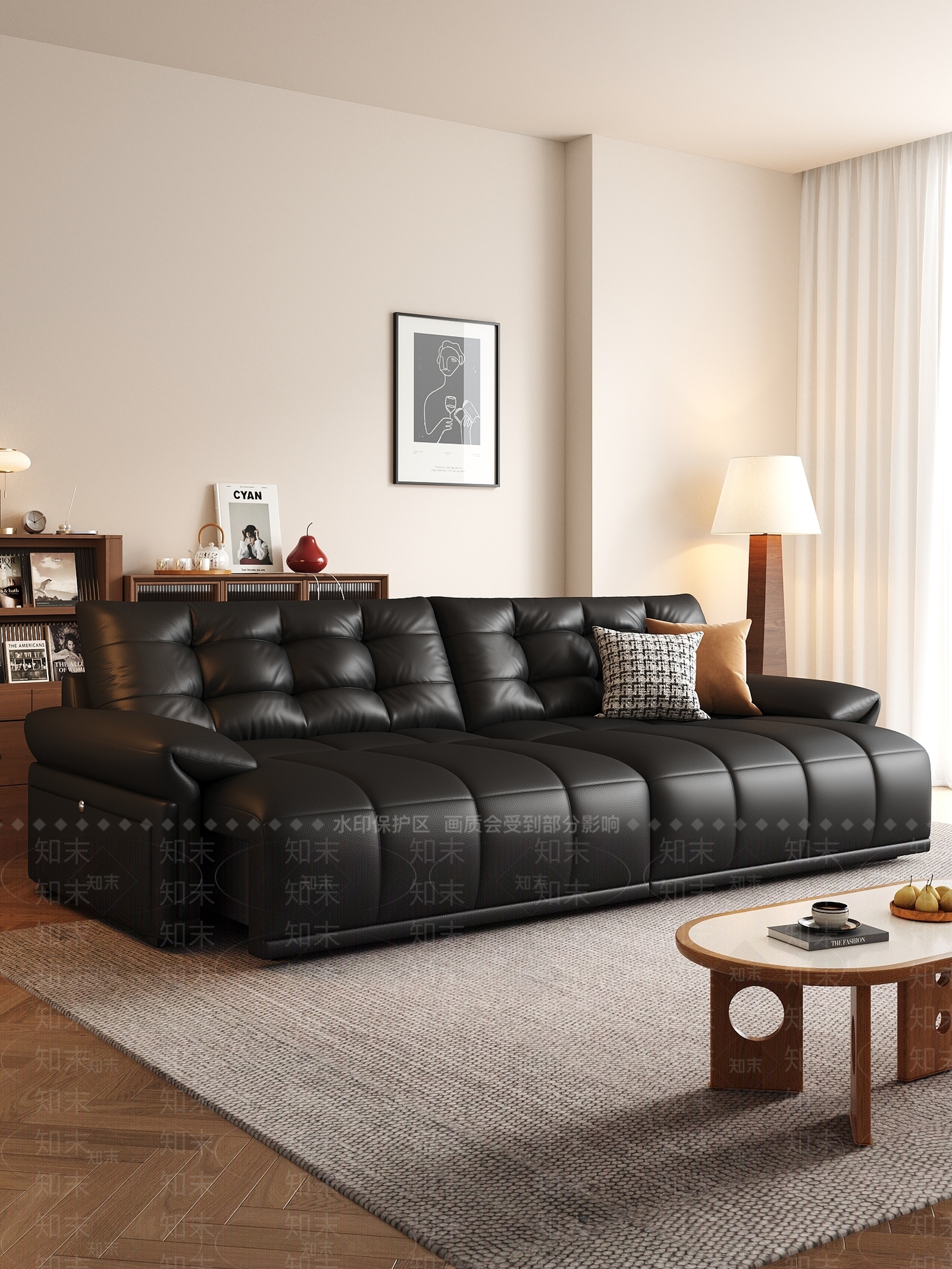 现代中古多人沙发SU模型下载【ID:1203808629】