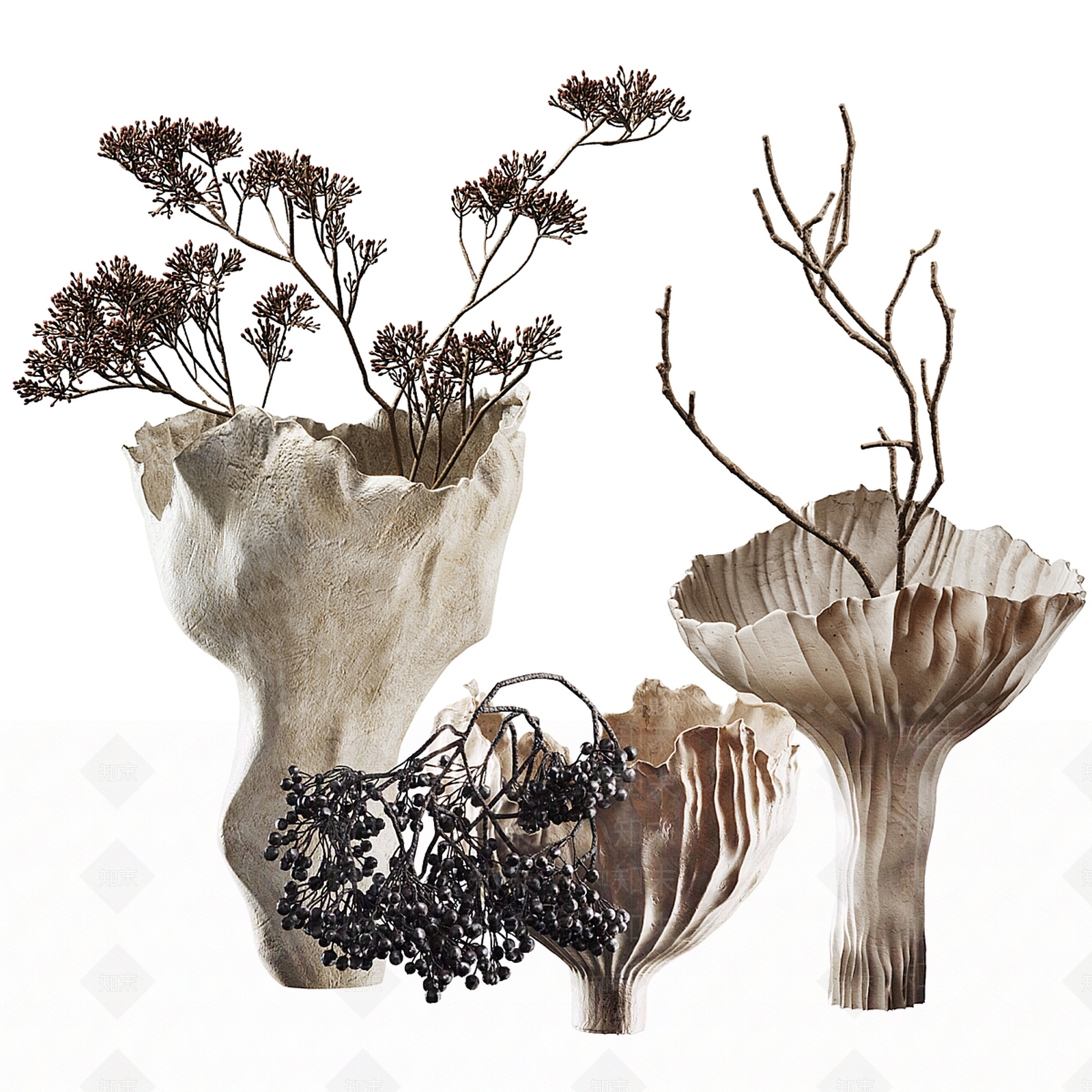 现代欧式雕塑摆件3D模型下载【ID:1203816879】