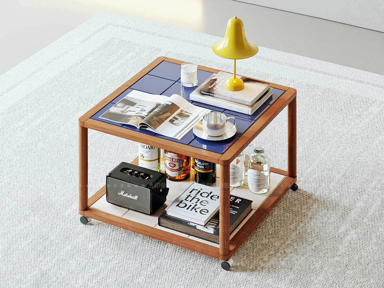 现代中古茶几3D模型下载【ID:1203818884】