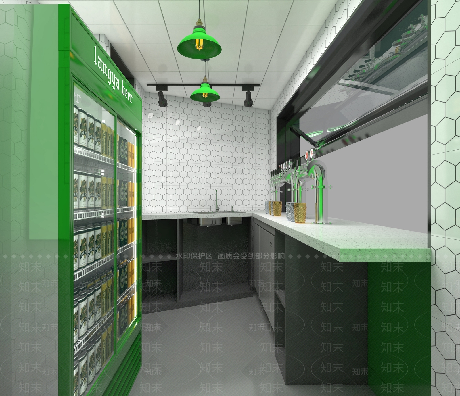 现代酒馆3D模型下载【ID:1203819125】