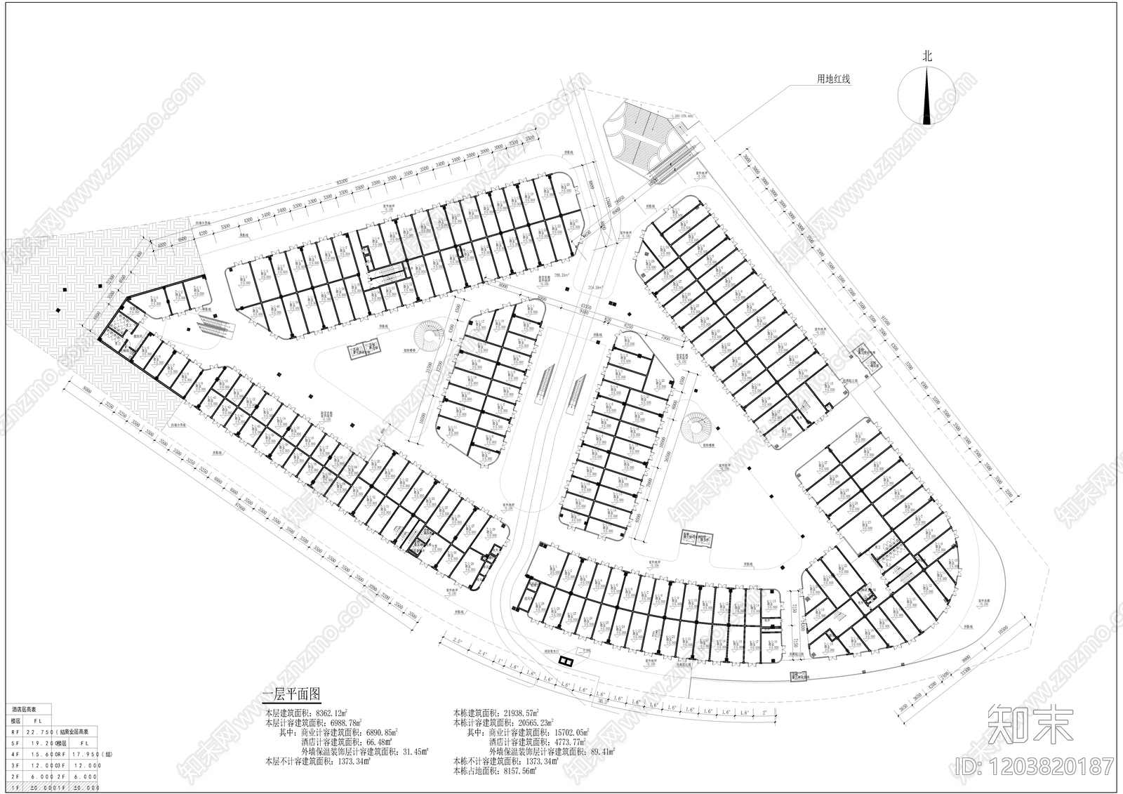 现代商业综合体施工图下载【ID:1203820187】