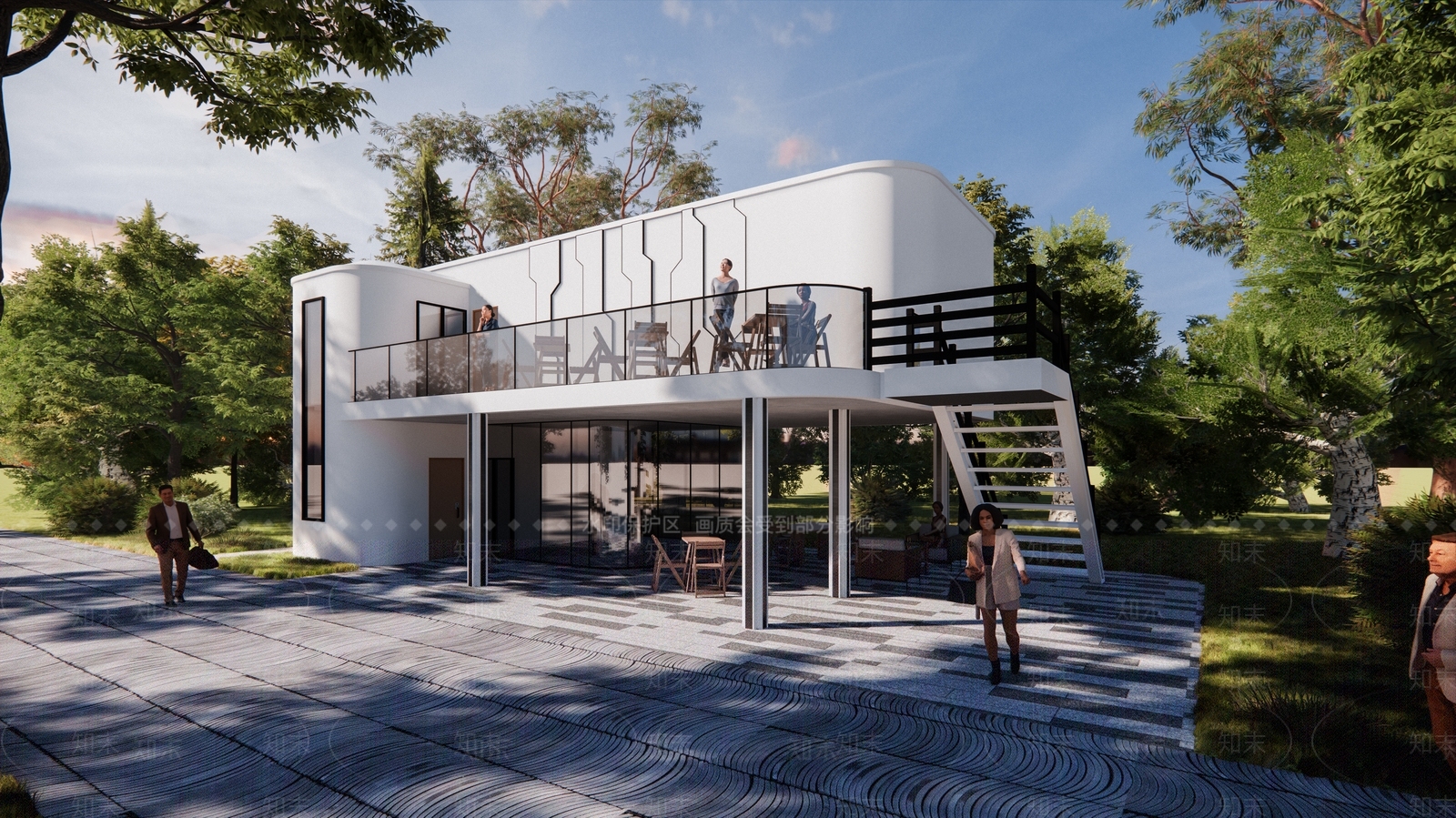 现代小公建SU模型下载【ID:1203825711】