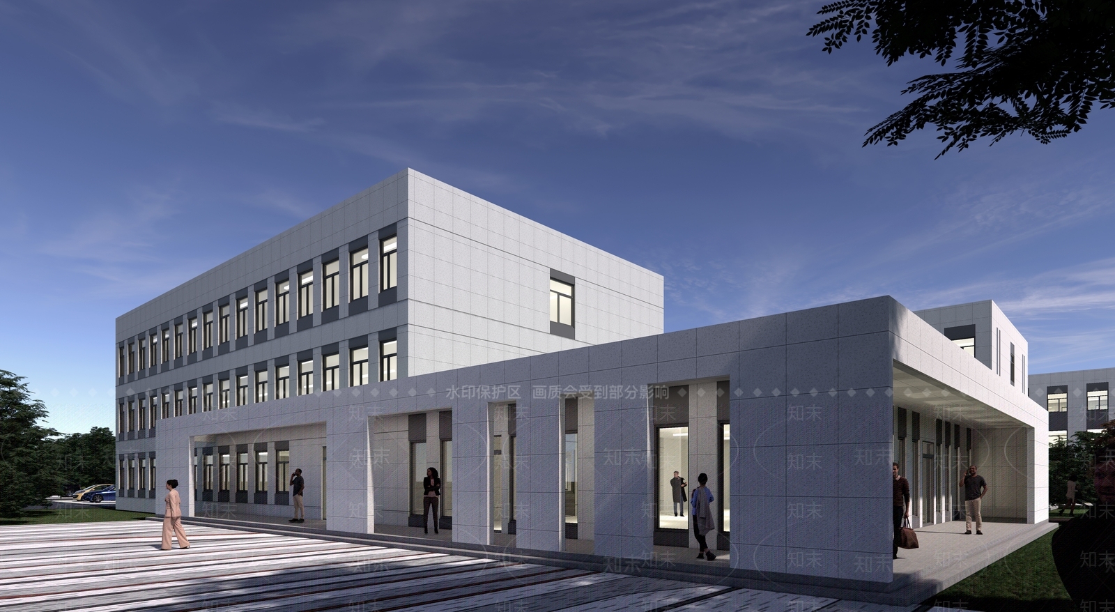 现代其他工业建筑SU模型下载【ID:1203828415】