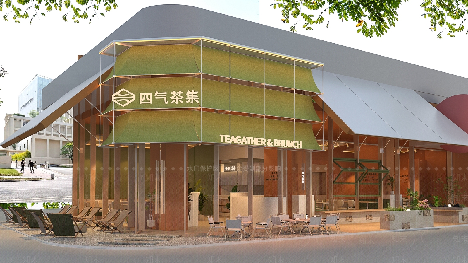新中式茶馆3D模型下载【ID:1222067995】