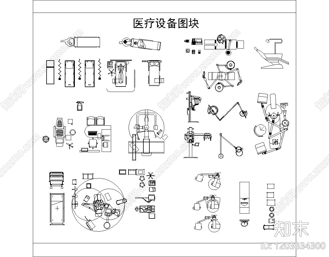 工装综合图库cad施工图下载【ID:1203834300】