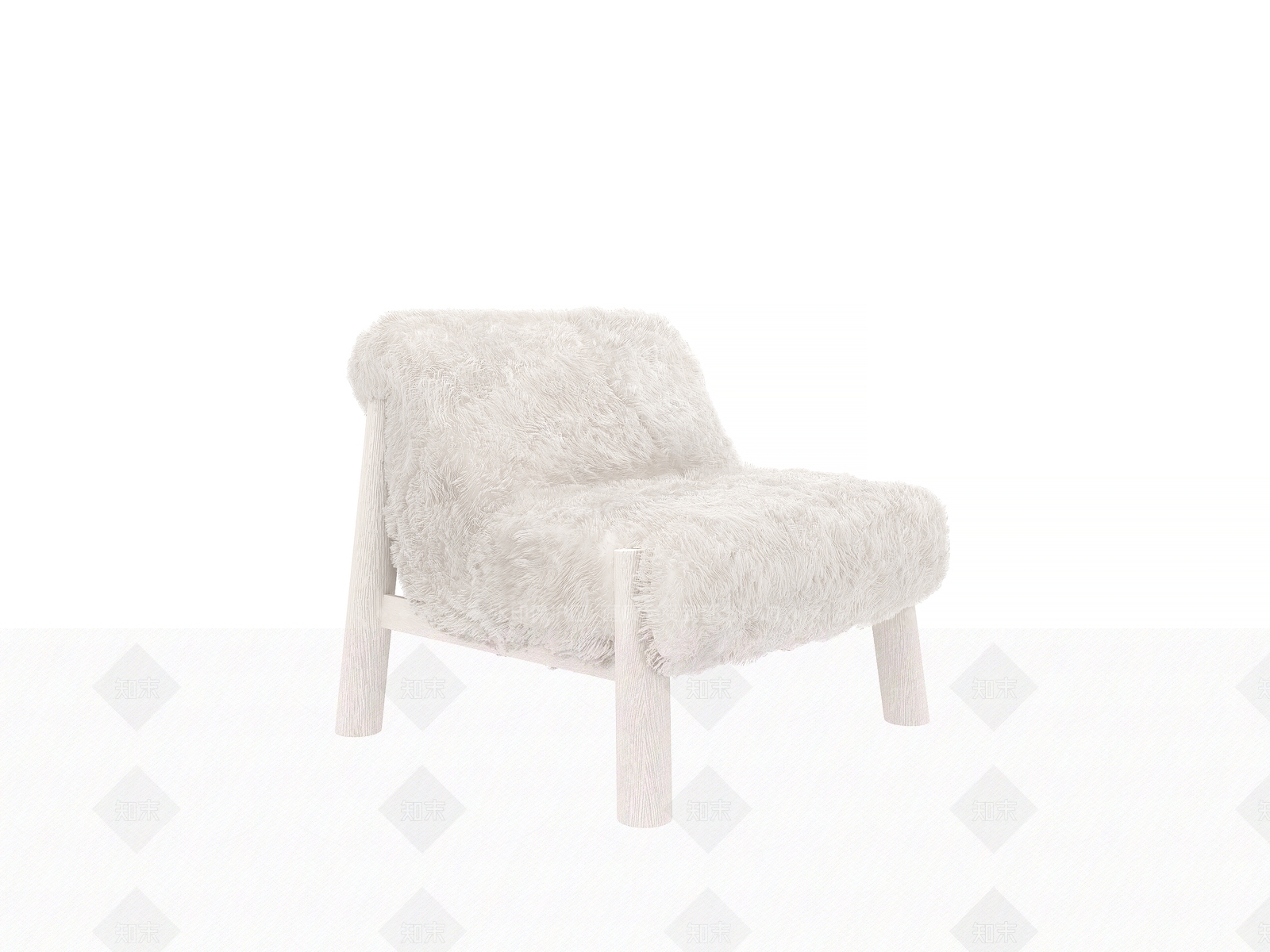 意式轻奢休闲椅3D模型下载【ID:1203839263】