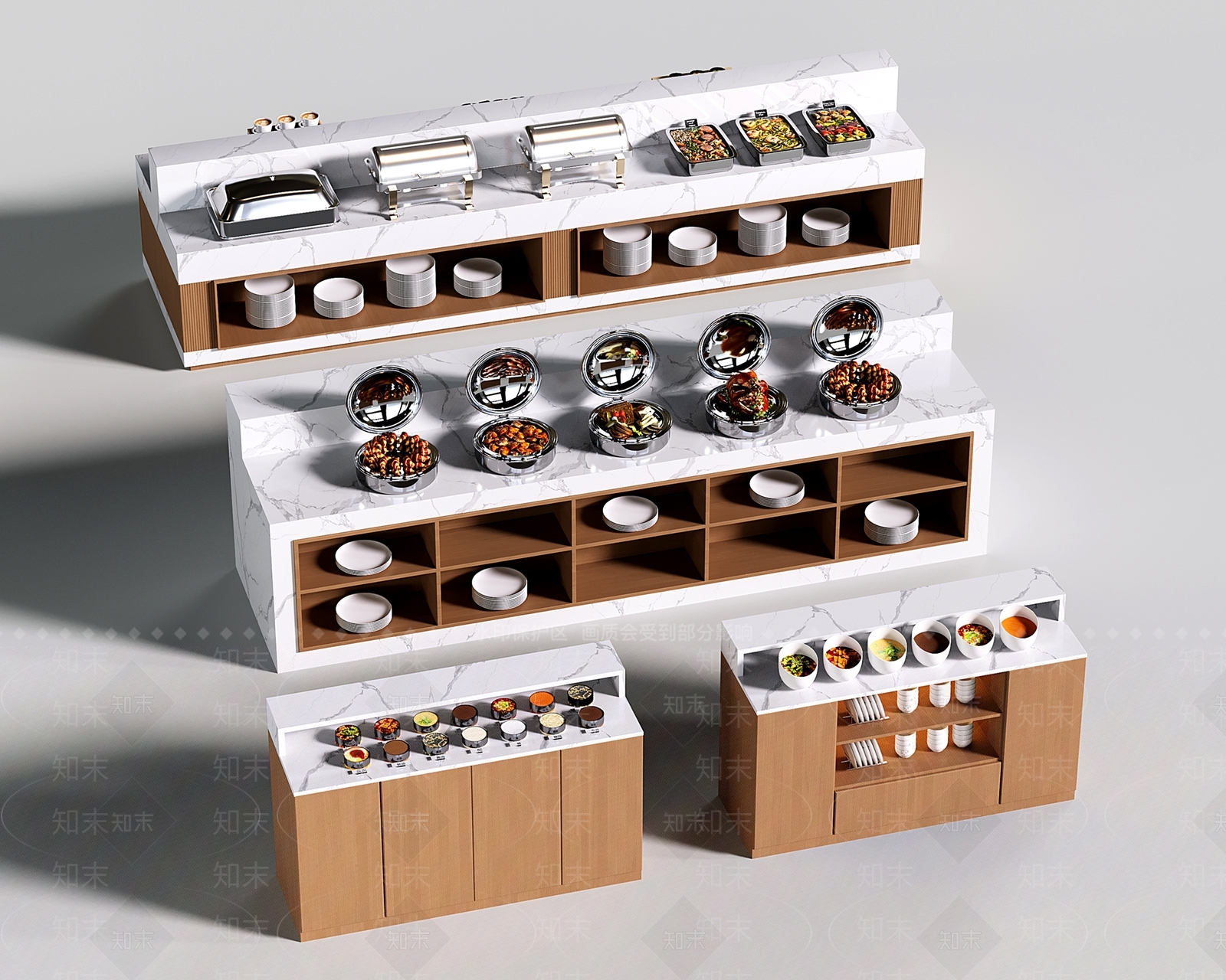 现代吧台3D模型下载【ID:1203843373】