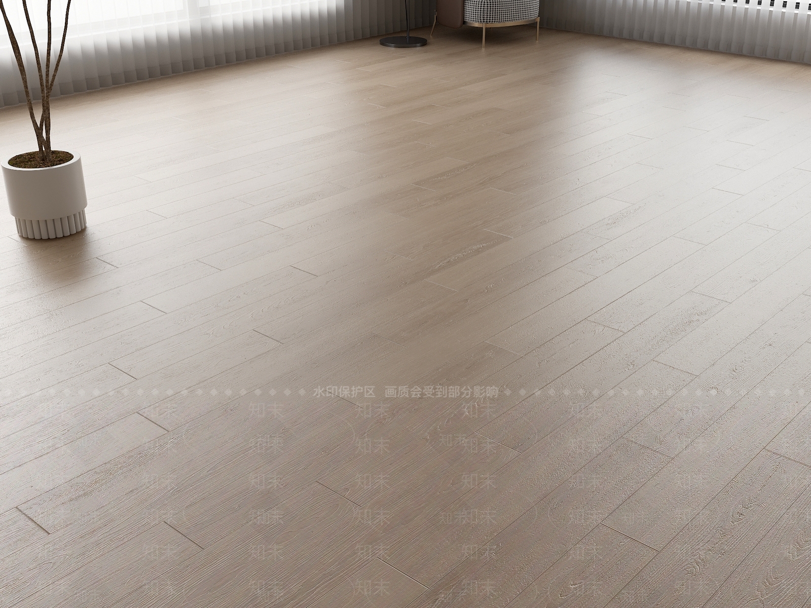 现代奶油地板SU模型下载【ID:1203848679】