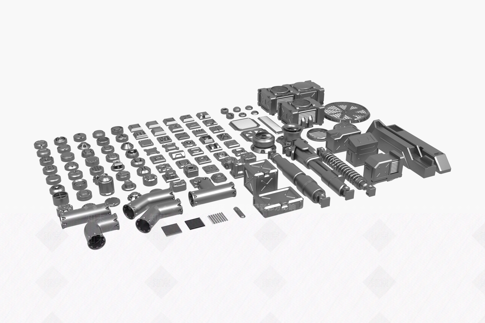 现代其他五金件3D模型下载【ID:1203850910】