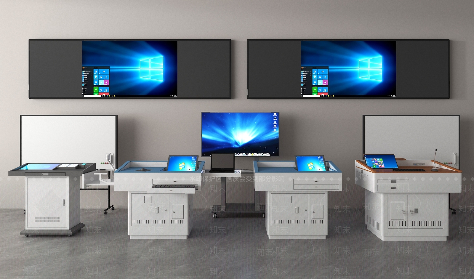 现代讲台3D模型下载【ID:1203854072】