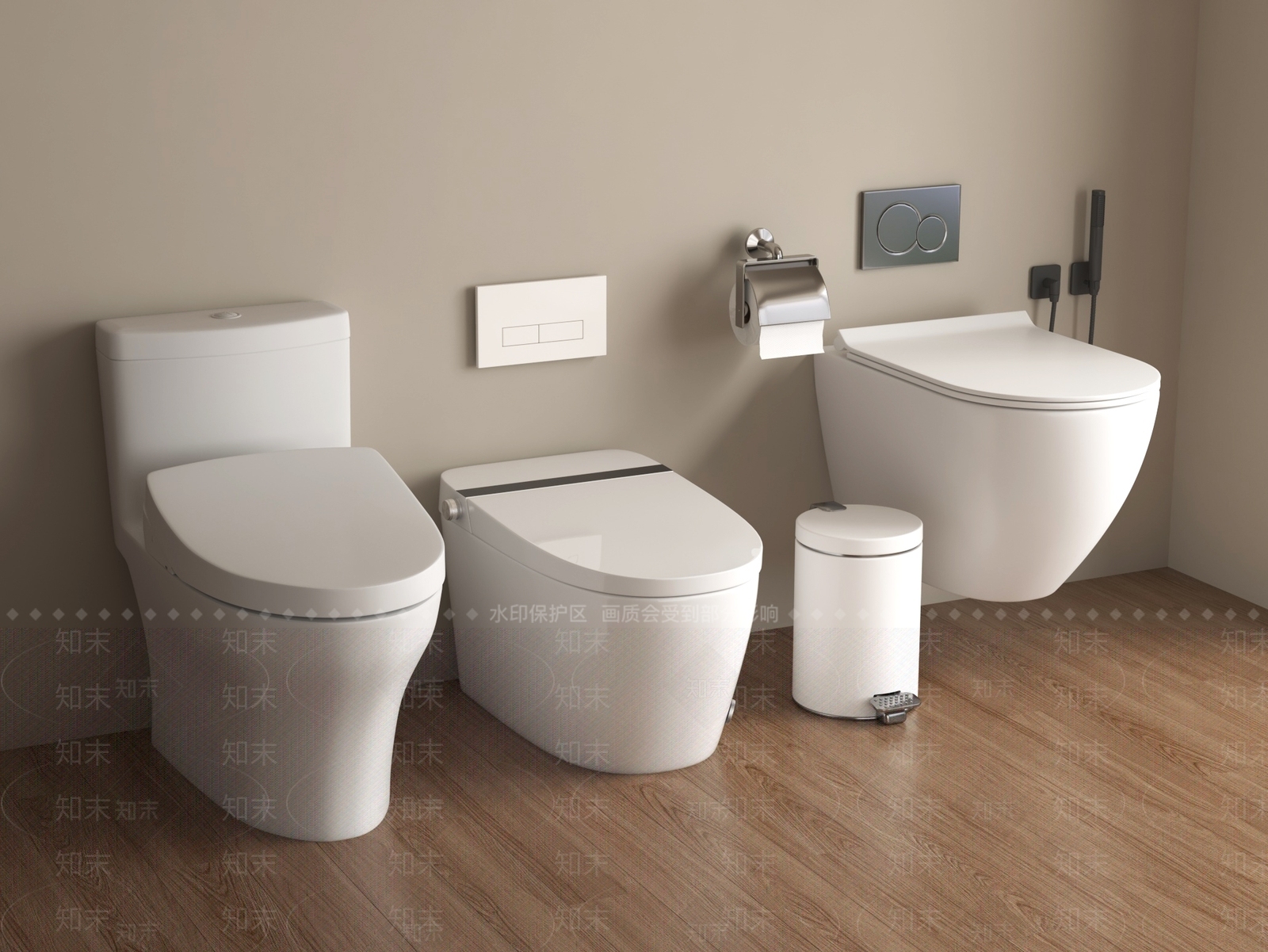 马桶3D模型下载【ID:1203856726】