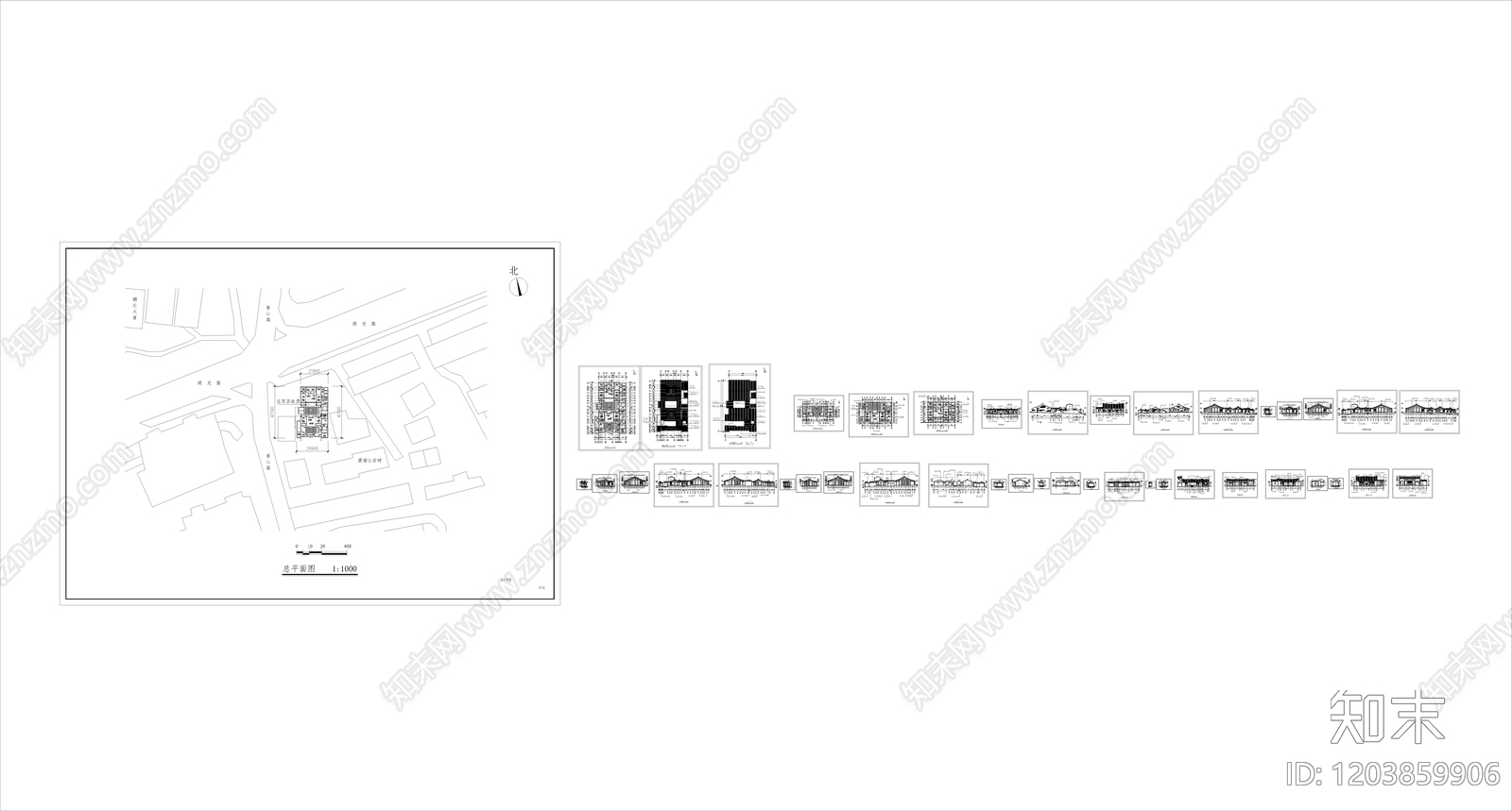 其他古建筑施工图下载【ID:1203859906】