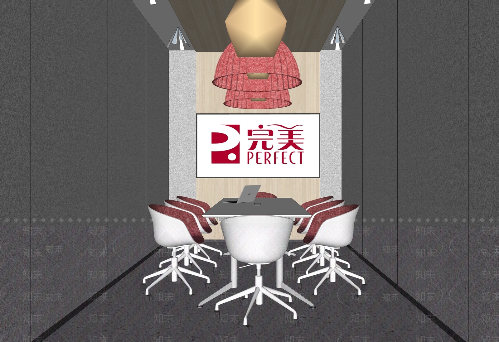 现代会议室SU模型下载【ID:1203863220】