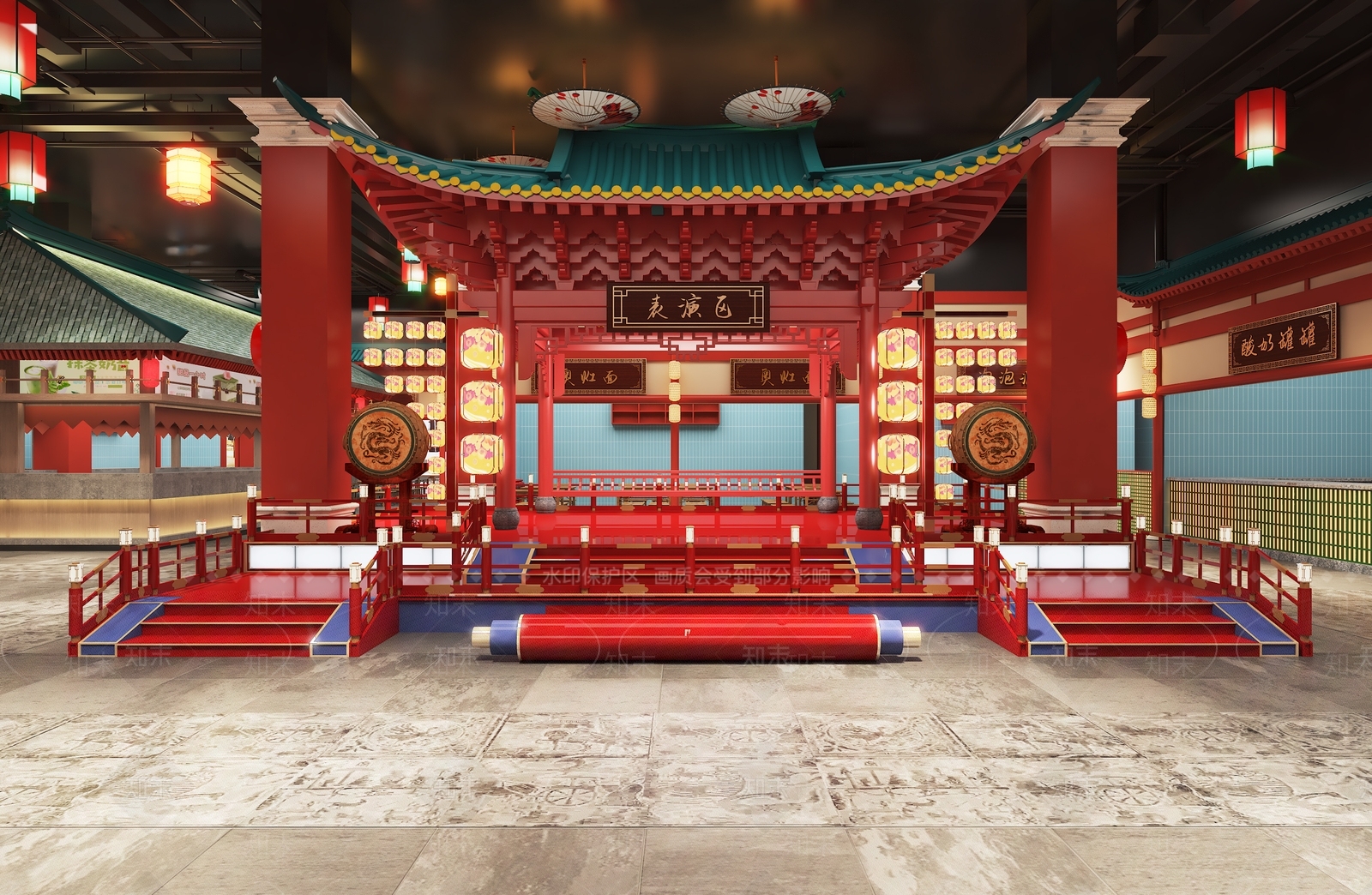 现代商场3D模型下载【ID:1203875071】