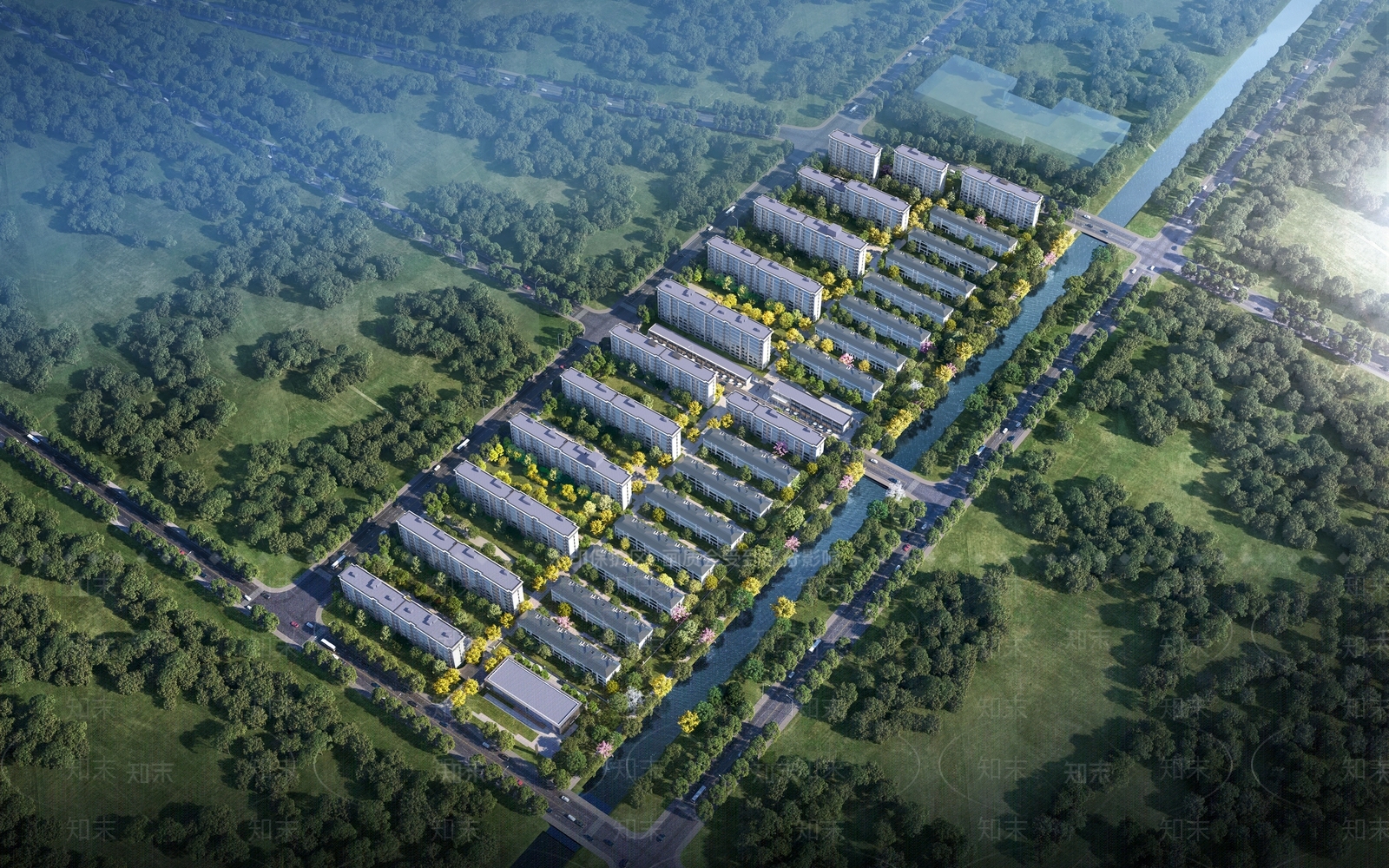 现代轻奢多层住宅SU模型下载【ID:1203877920】