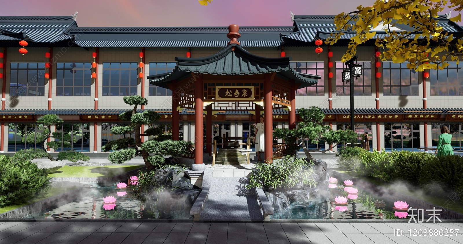 仿古建筑施工图下载【ID:1203880257】