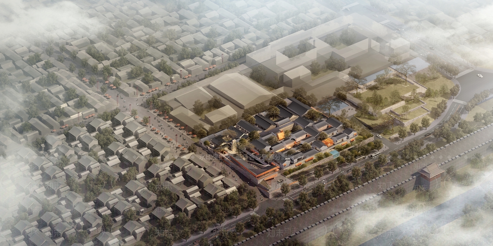 现代酒店建筑SU模型下载【ID:1203880546】