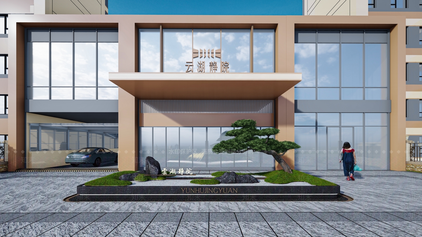 现代雕塑SU模型下载【ID:1203883340】