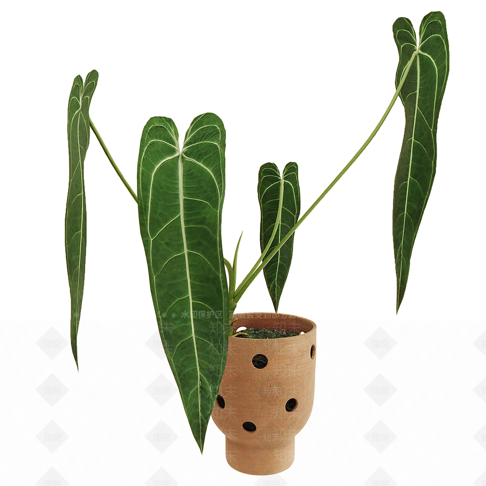 盆栽3D模型下载【ID:1203883312】