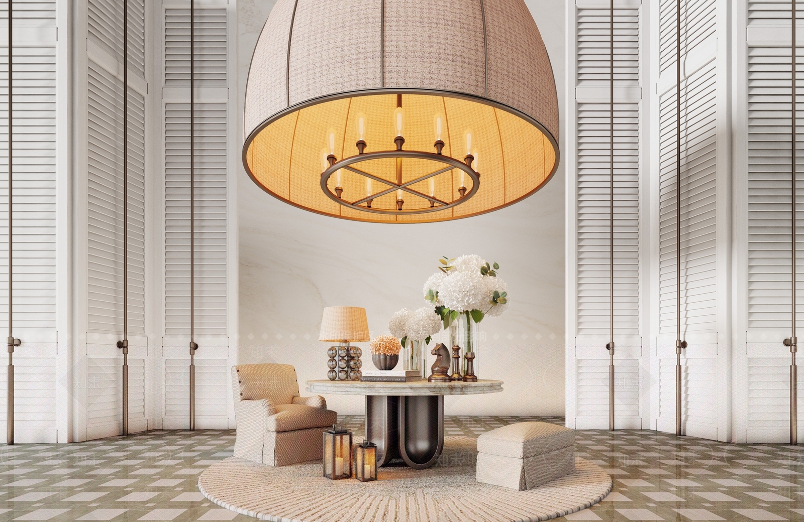 现代意式其他桌子3D模型下载【ID:1203884398】