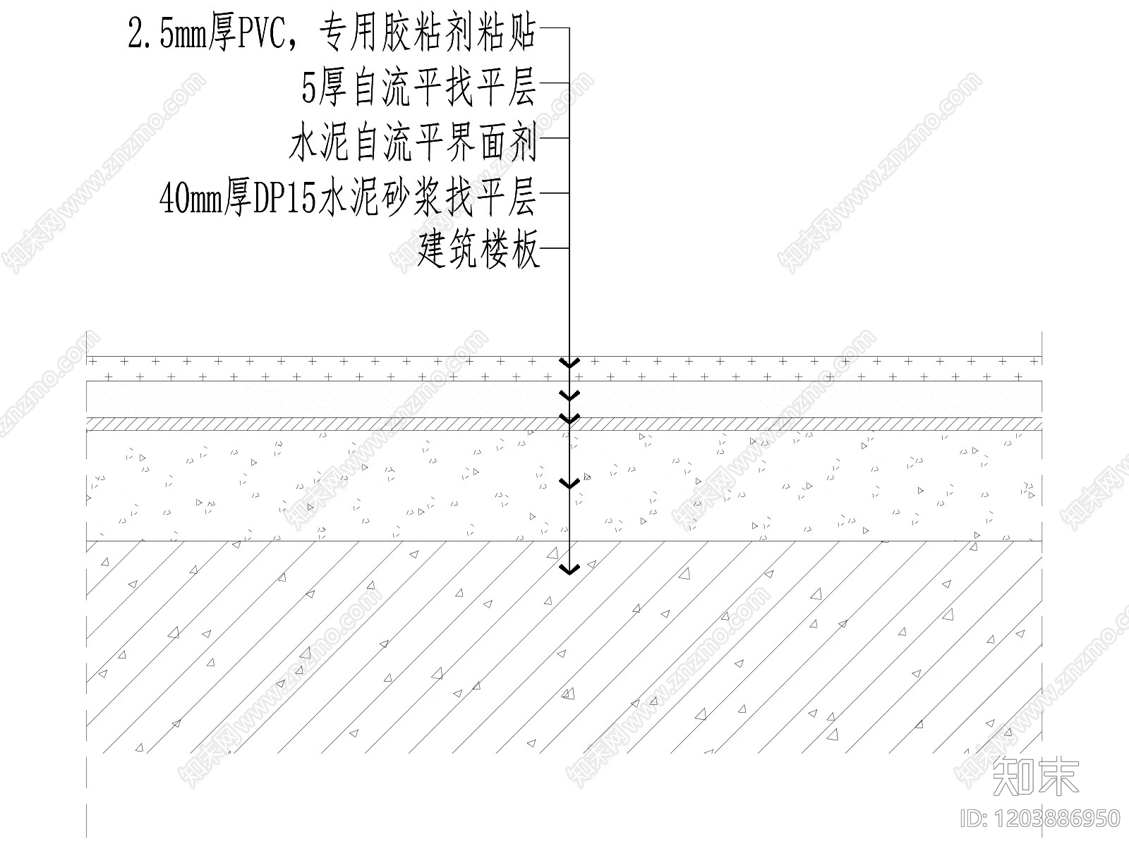地坪漆cad施工图下载【ID:1203886950】