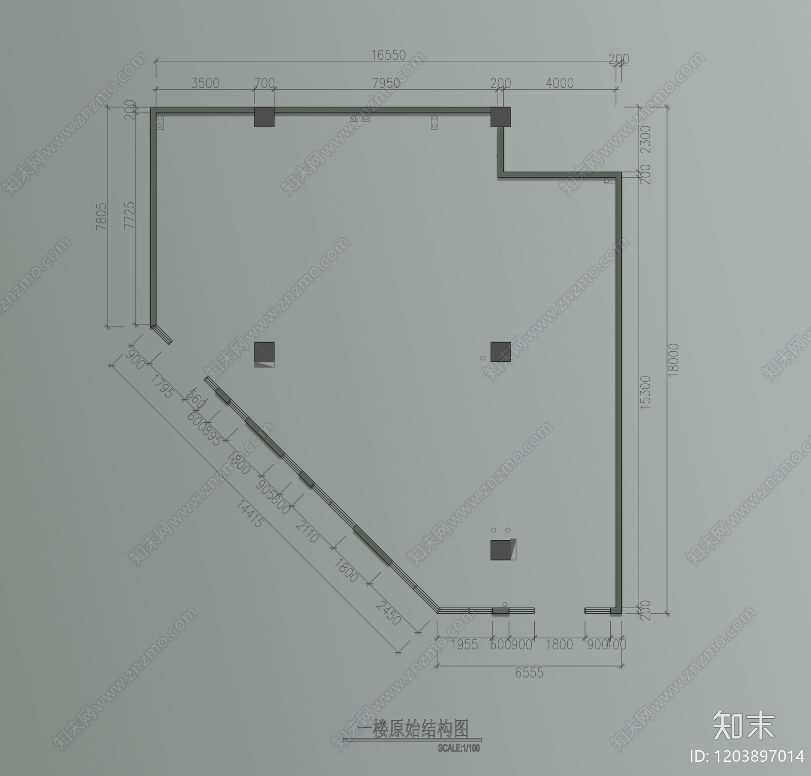 现代火锅店cad施工图下载【ID:1203897014】