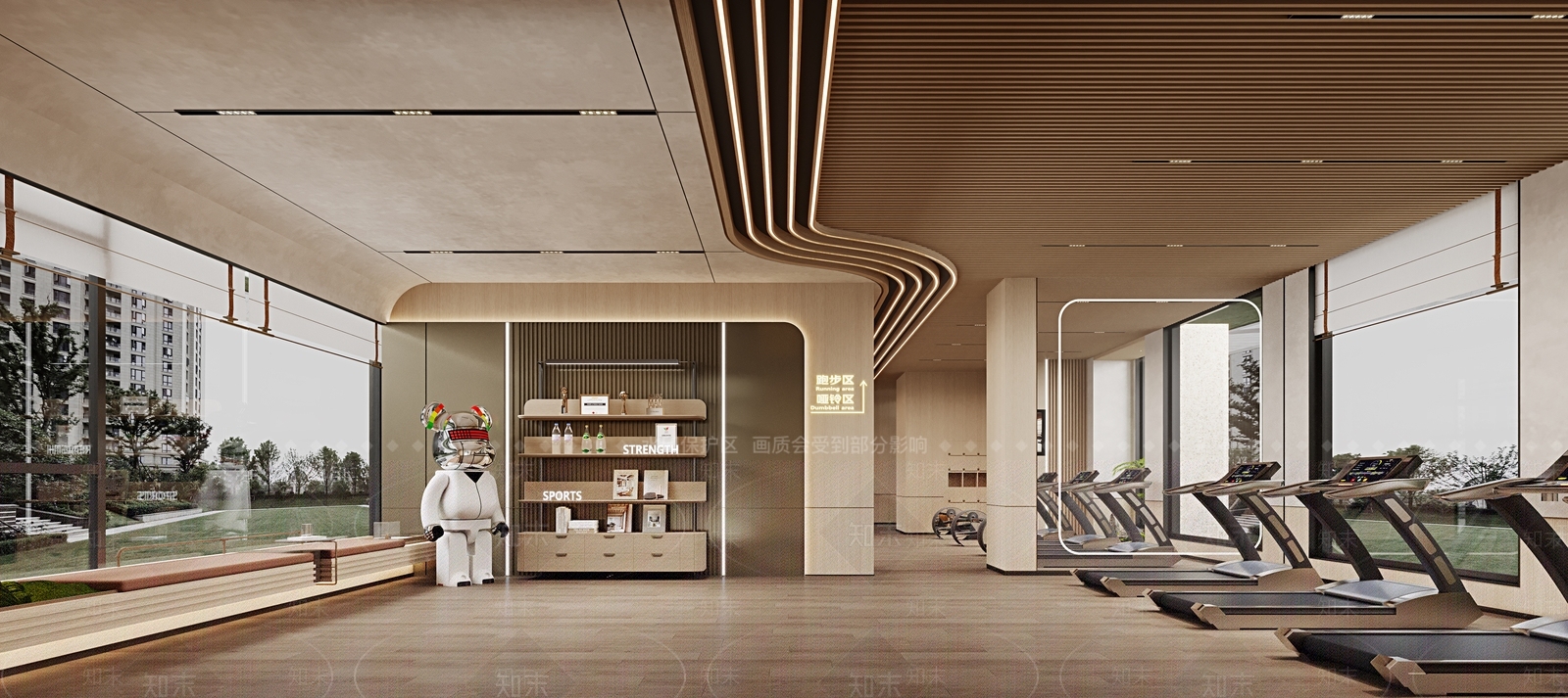 现代健身房3D模型下载【ID:1203899841】