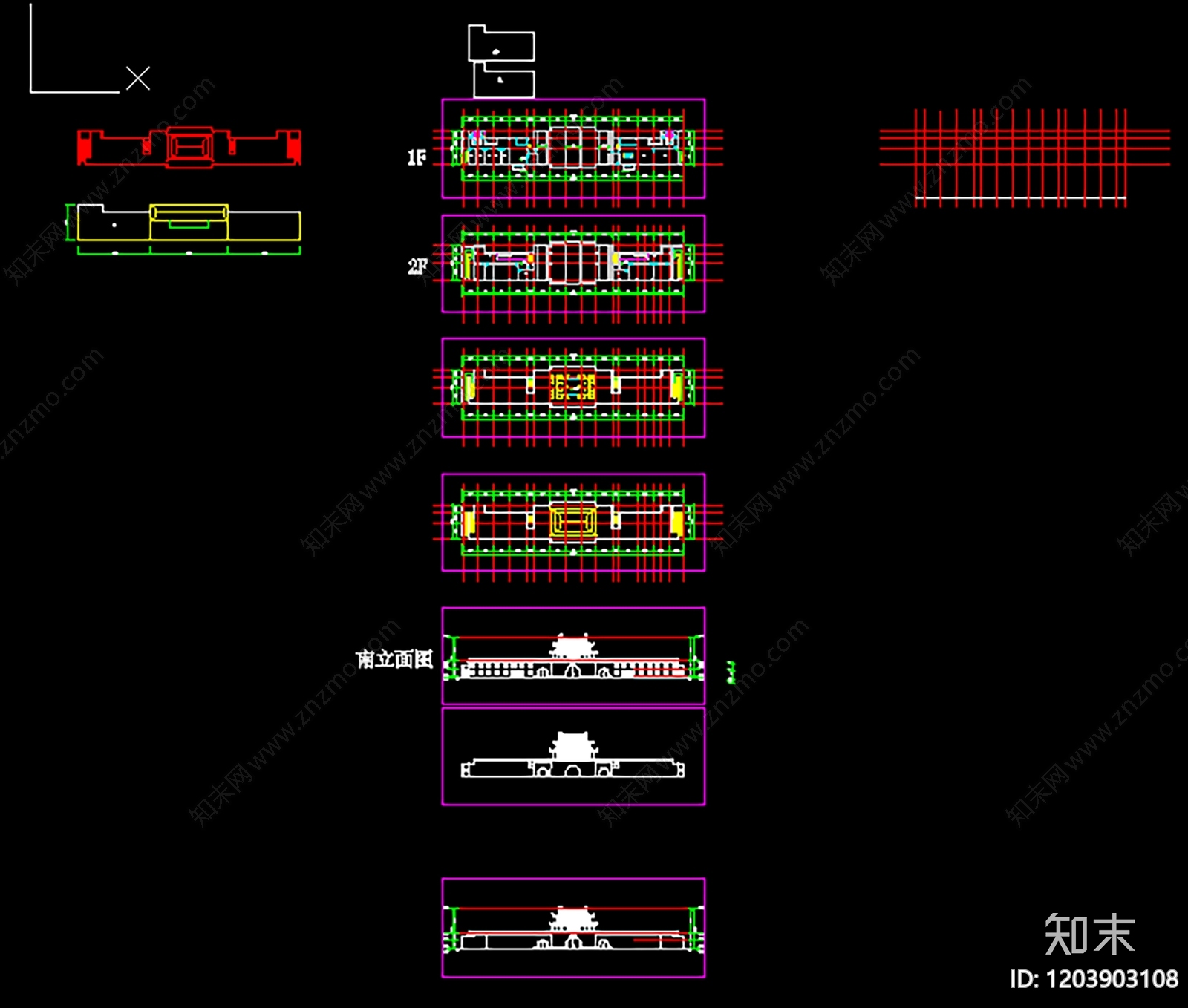 其他古建筑施工图下载【ID:1203903108】
