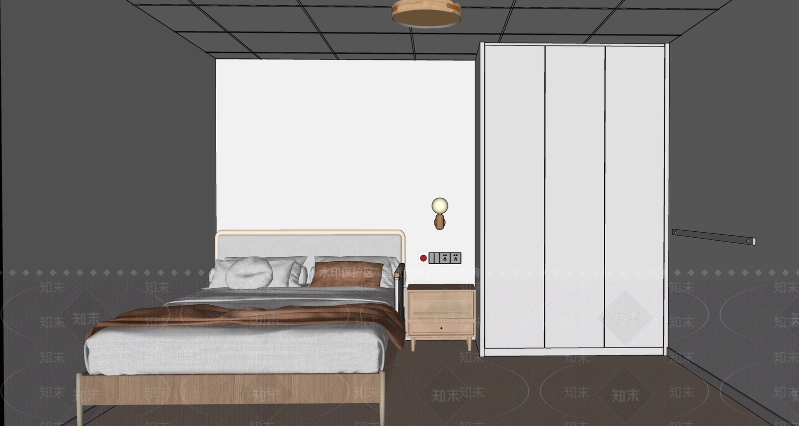 现代卫生间SU模型下载【ID:1203905911】