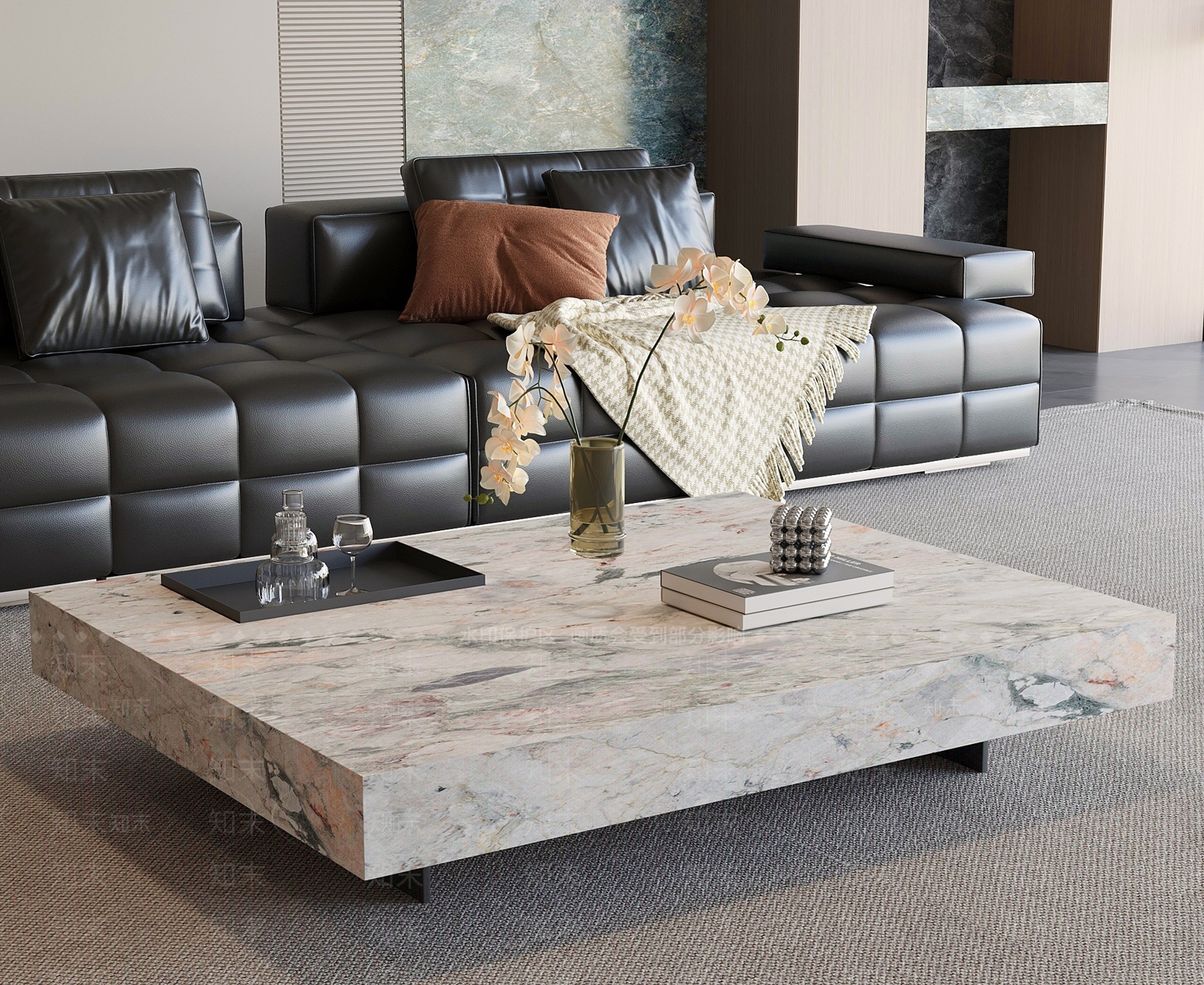 现代意式茶几3D模型下载【ID:1203908092】