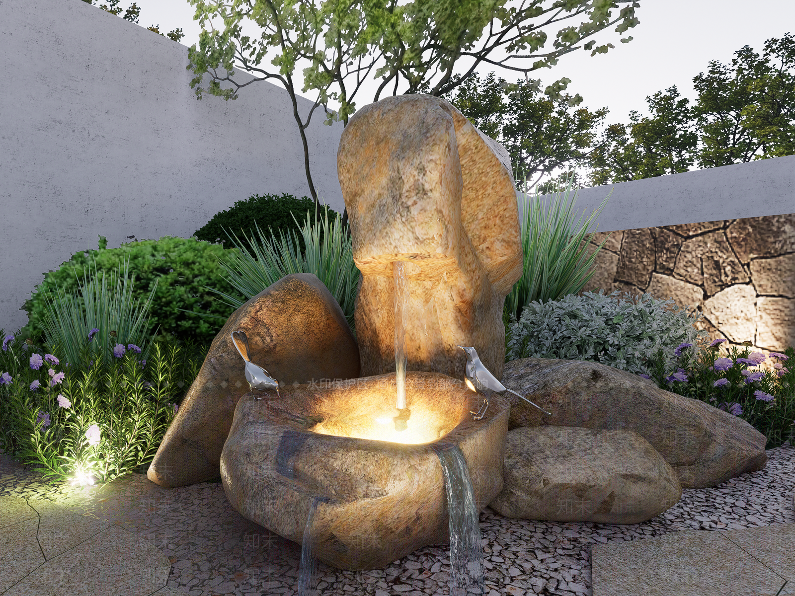 现代法式其他景观小品SU模型下载【ID:1203913485】