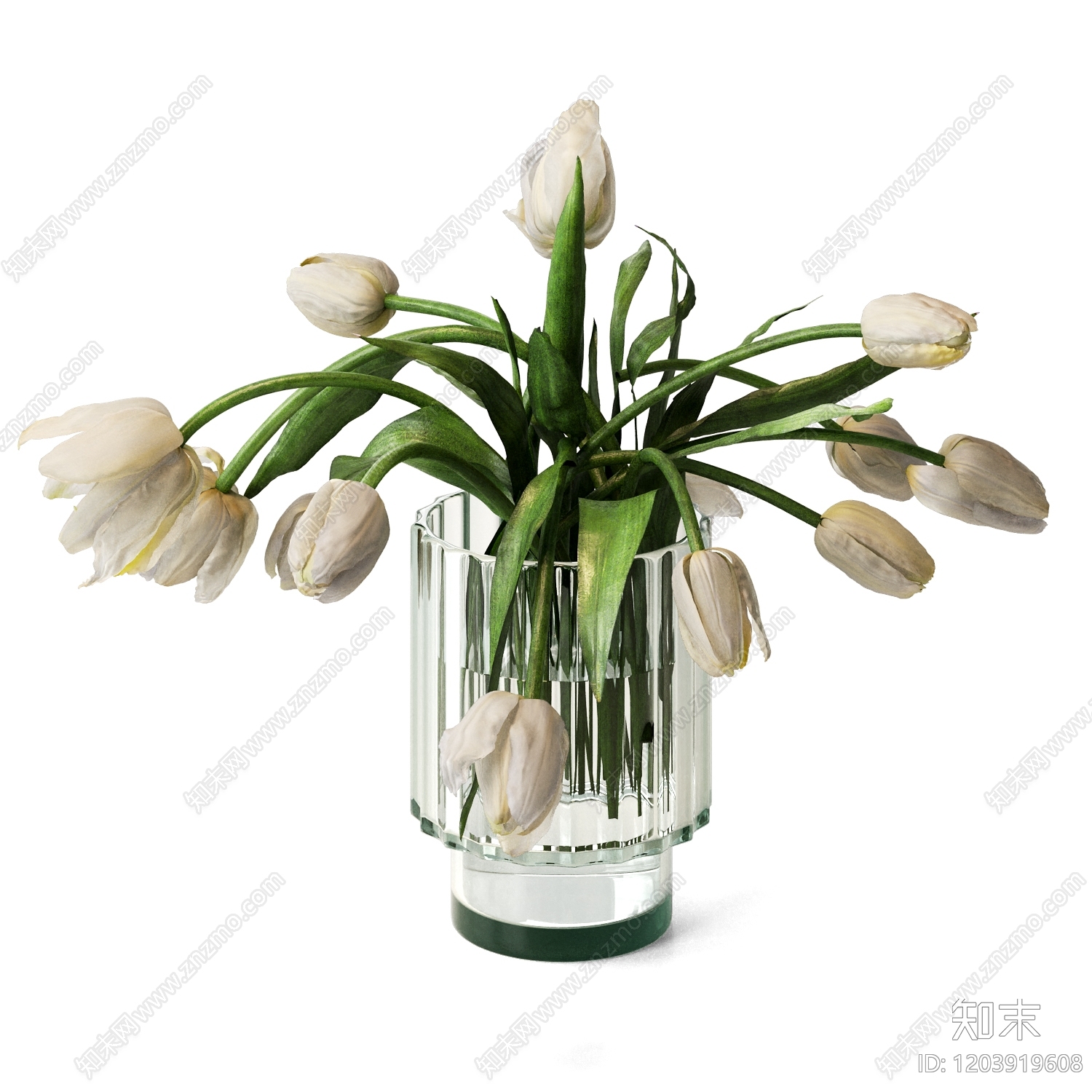 现代花艺3D模型下载【ID:1203919608】