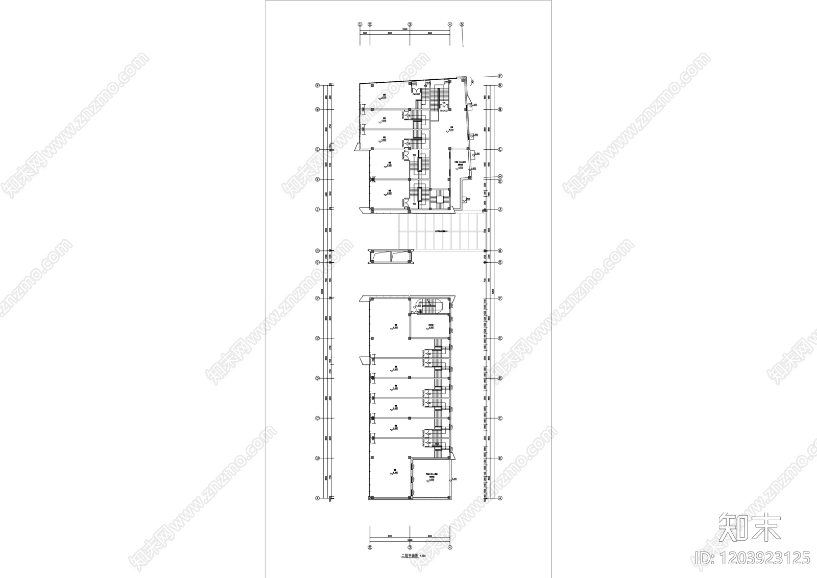 现代商业街cad施工图下载【ID:1203923125】
