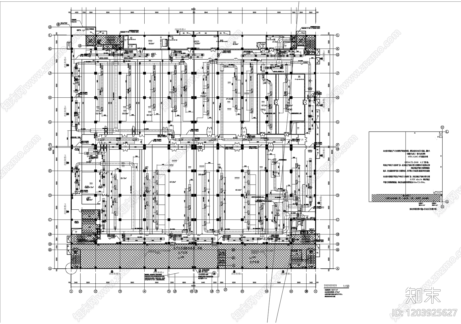 防排烟系统施工图下载【ID:1203925627】