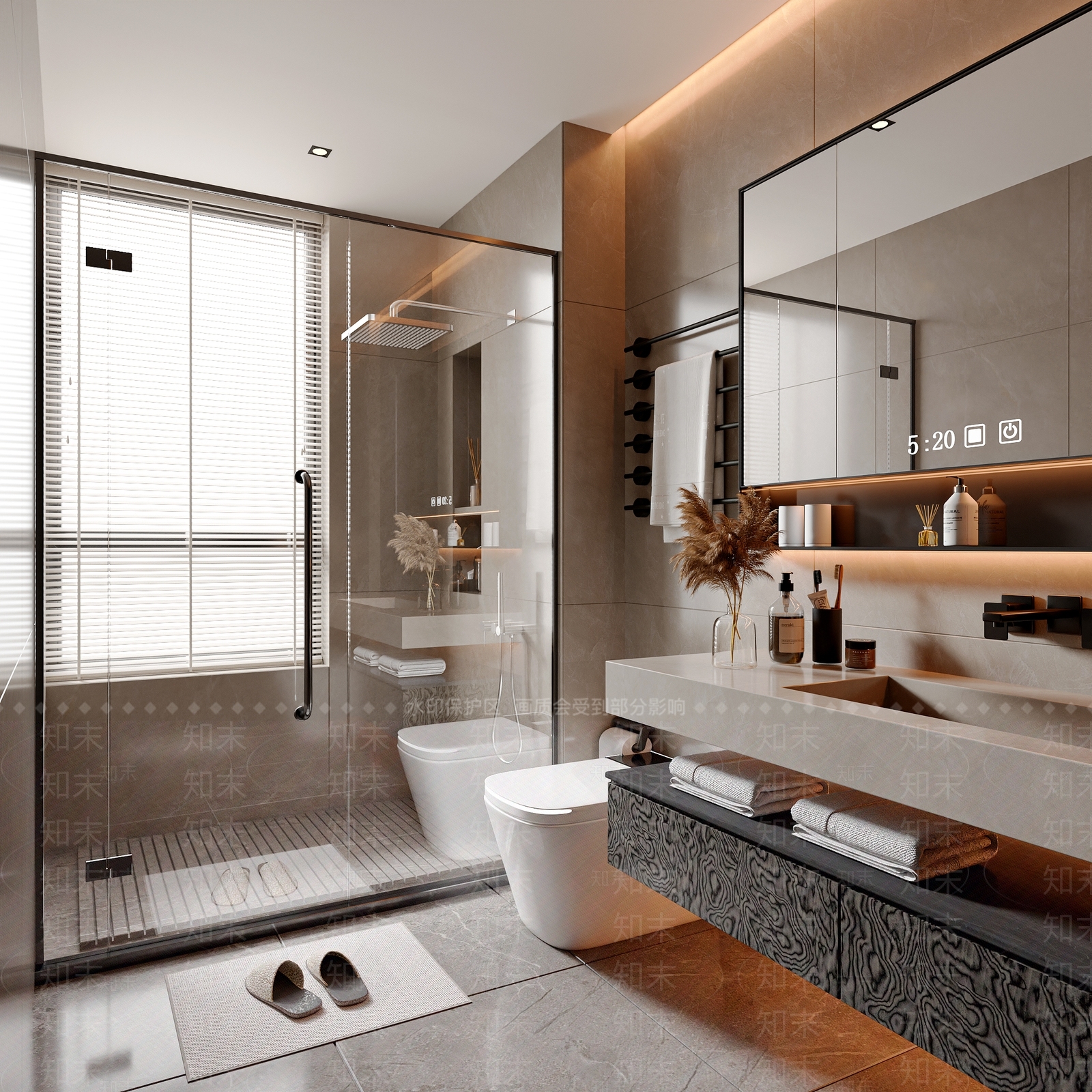 现代意式卫生间3D模型下载【ID:1203928766】