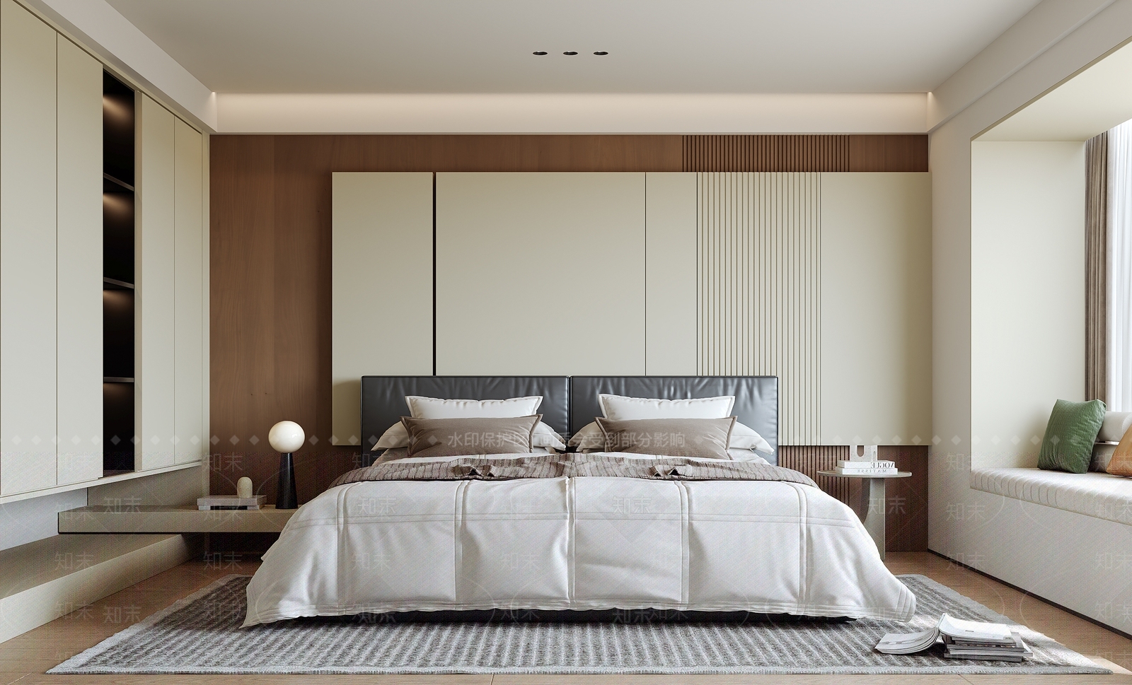 现代家居卧室SU模型下载【ID:1203928916】