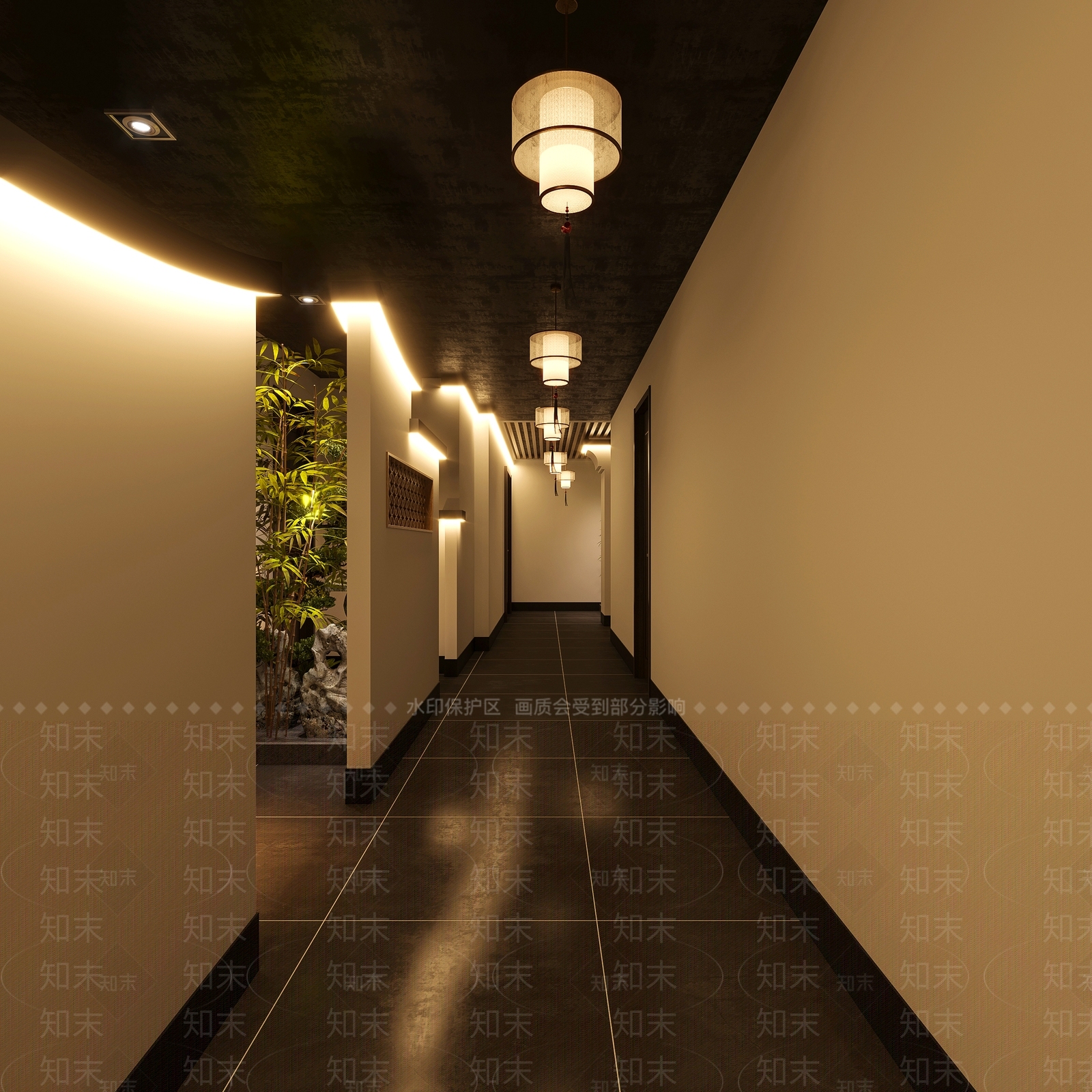 禅意中式其他娱乐空间3D模型下载【ID:1203935078】