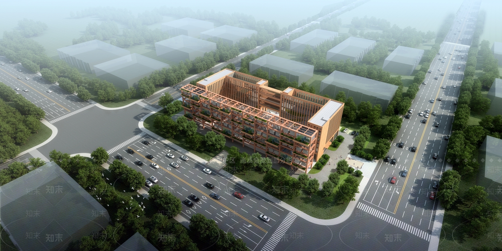 现代小公建SU模型下载【ID:1203935037】