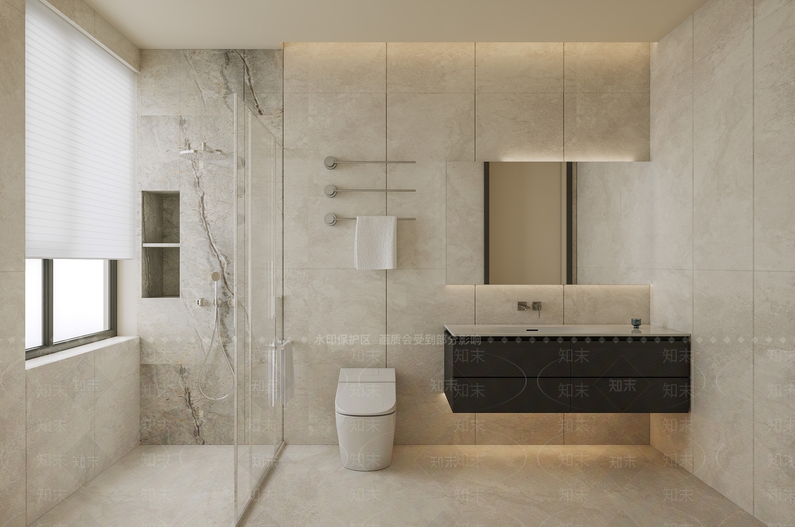 现代意式卫生间3D模型下载【ID:1203937986】