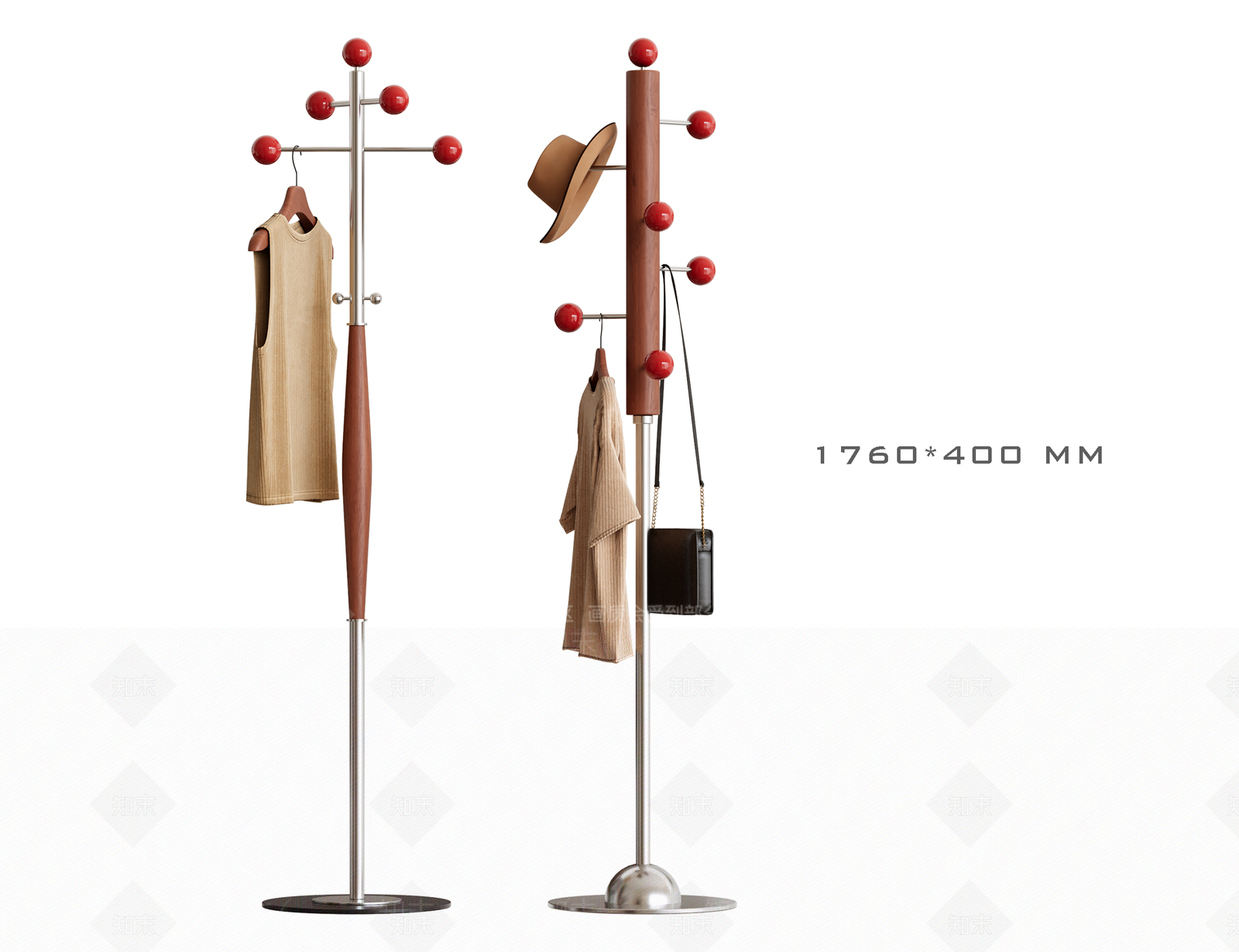 法式复古衣架3D模型下载【ID:1203942875】